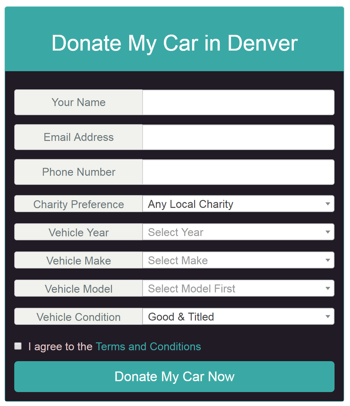 Simple and Easy Donation Form Simple and Easy Donation Form